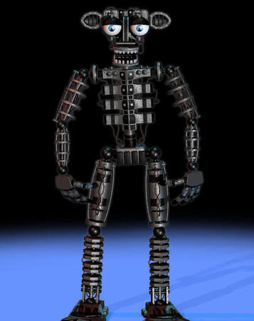 FNAF2 - Endoskeleton 3D Model