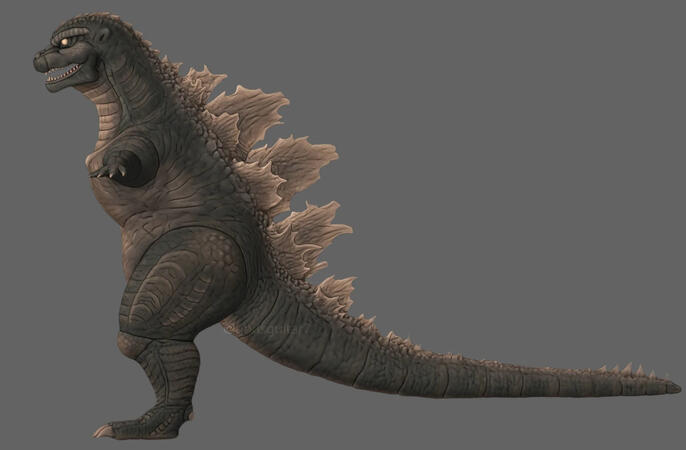 Godzilla - 3D Sculpt