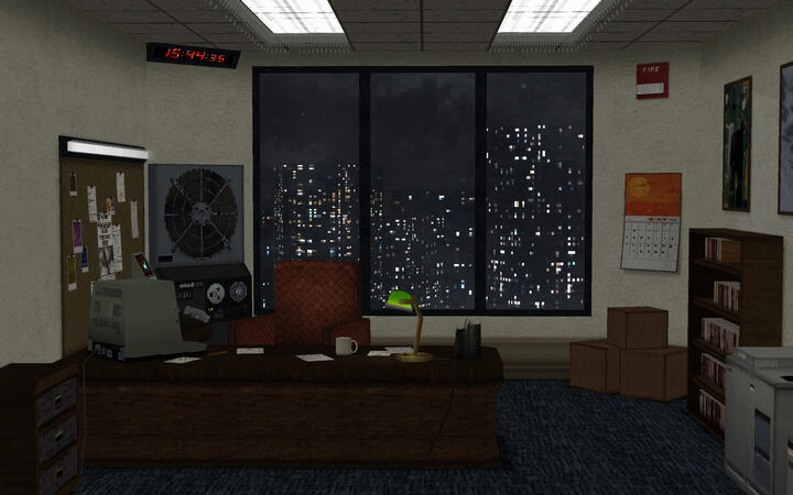 Retro Office - 3D Model