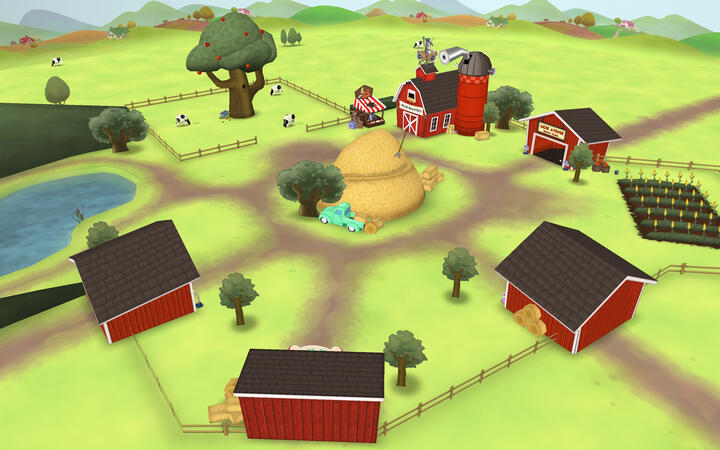 Toontown Funny Farm - 3D Model
