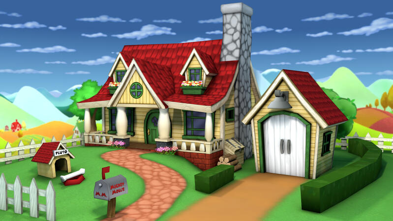 Toontown Mickey's House - 3D Model