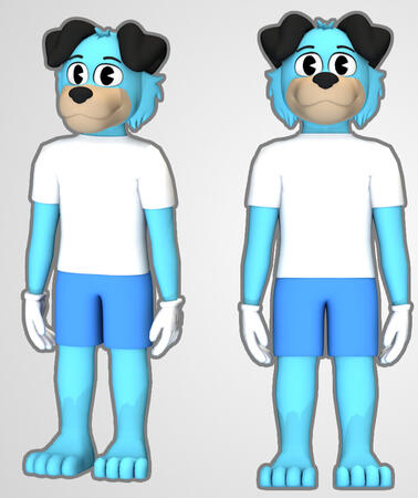 Toontown Dog - 3D Model