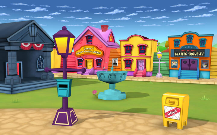 Toontown Town Central - 3D Model
