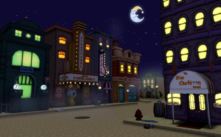Downtown Toontown - 3D Model
